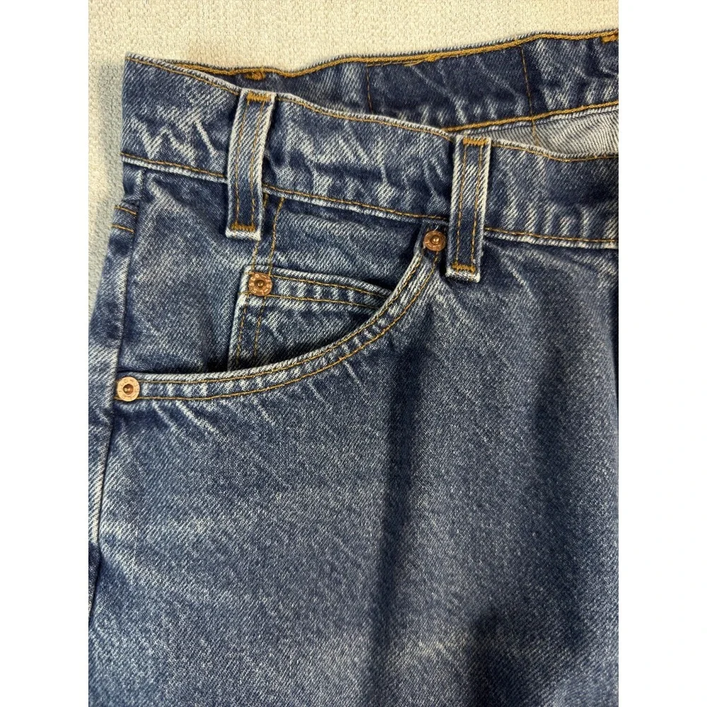 Vintage 90s Levis 505 Orange Tab Jeans Mens 34x30 (Fits 33x26.5) USA Made Faded - Picture 7 of 16
